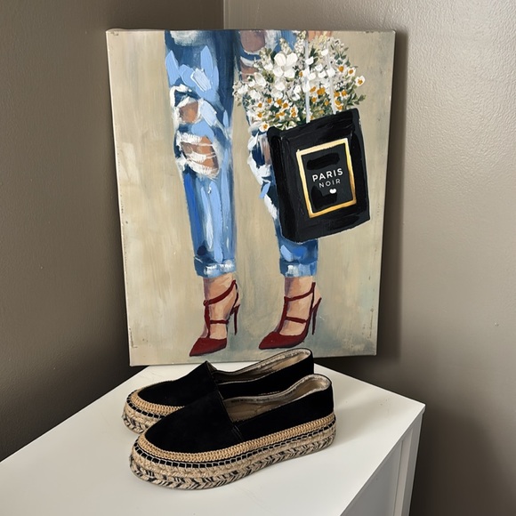 FP Collection - Eden Double Stack Espadrilles size 10.5/41 - Picture 3 of 8